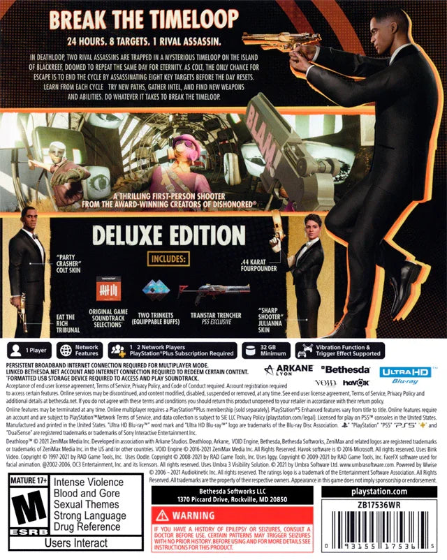 Deathloop Deluxe Edition - PlayStation 5 - New