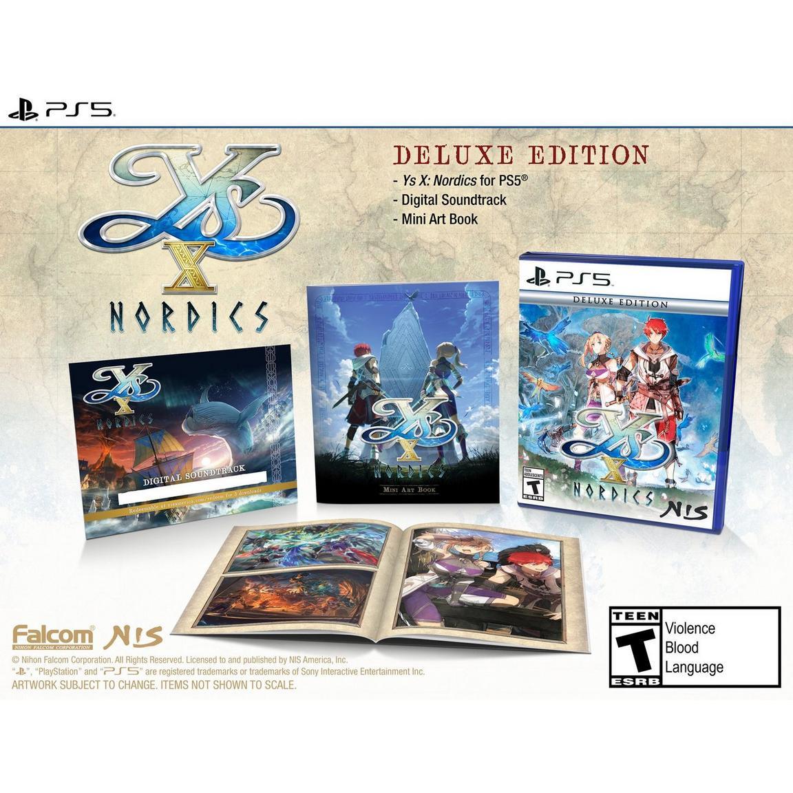 Ys X: Nordics Deluxe Edition - PlayStation 5 - New