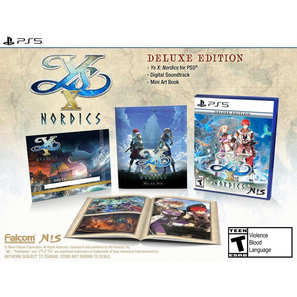 Ys X: Nordics Deluxe Edition - PlayStation 5 - New